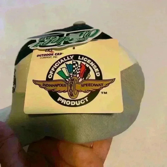 Brickyard 400 August 5, 2000 NASCAR CAP/ HAT, black, tan & white. Cotton - Picture 9 of 9